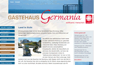 Desktop Screenshot of gaestehaus-germania.de